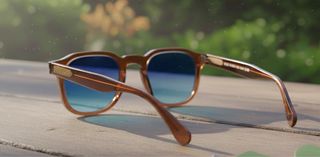 Gafas Vintage Marrones y Azules