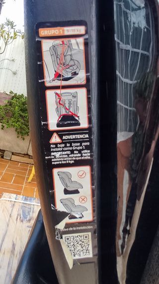Silla coche bebé hasta 18 kg