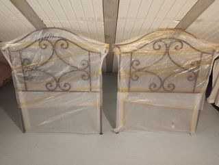2 Cabeceros Forja 90 + Somier