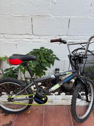 Bicicleta con cesta delantera