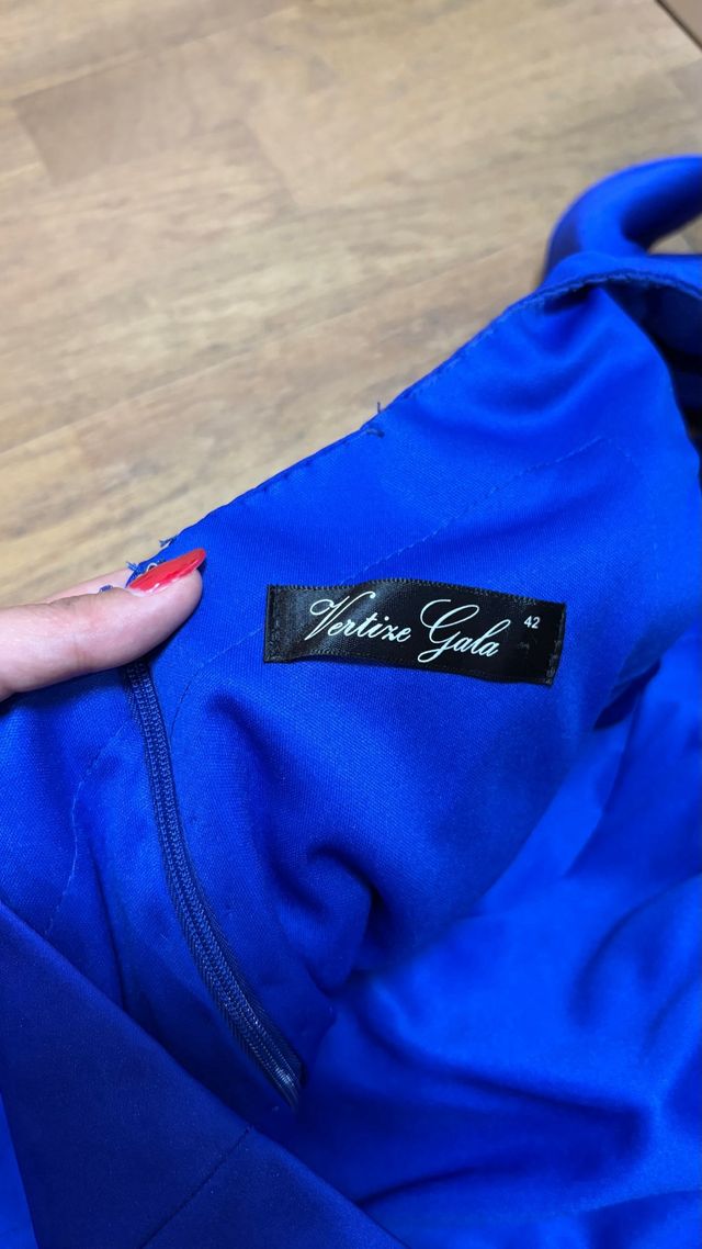 Vestido de fiesta azul