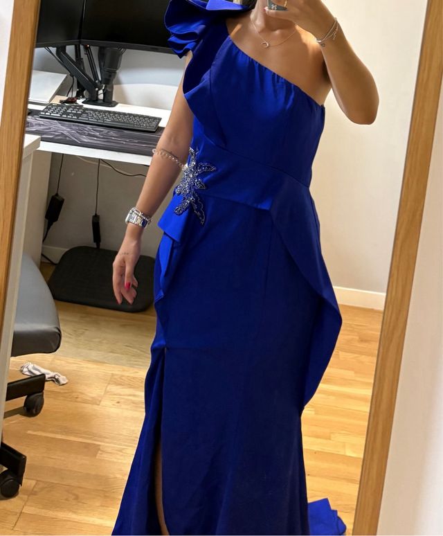 Vestido de fiesta azul