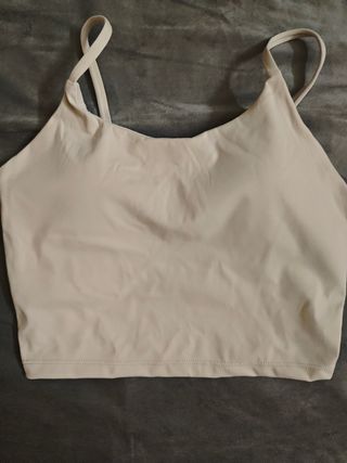 Sujetador deportivo Lululemon beige