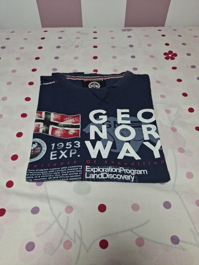 Camiseta Geographical Norway azul