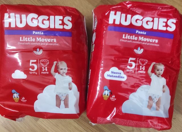 Pannolini Huggies Little Movers Taglia 5