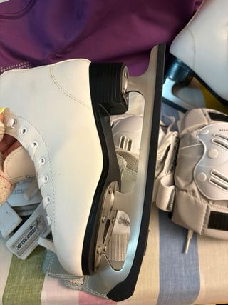 Patines de Hielo Blancos Oxelo