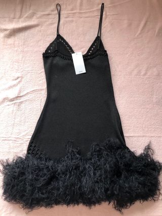 Vestido con Plumas Colección Supriya Lele