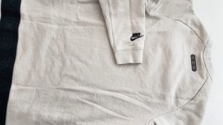 Sudadera Nike Air Max Beige Mujer sin capucha