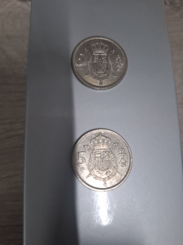 Moneda 5 Pesetas 1975 Juan Carlos Rey