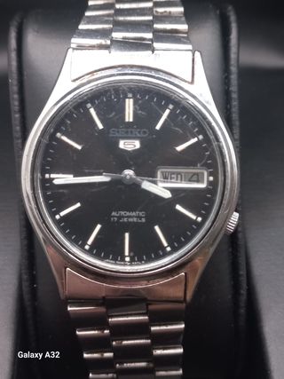Reloj Seiko Automático Negro