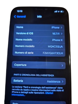 iPhone X 64GB Nero