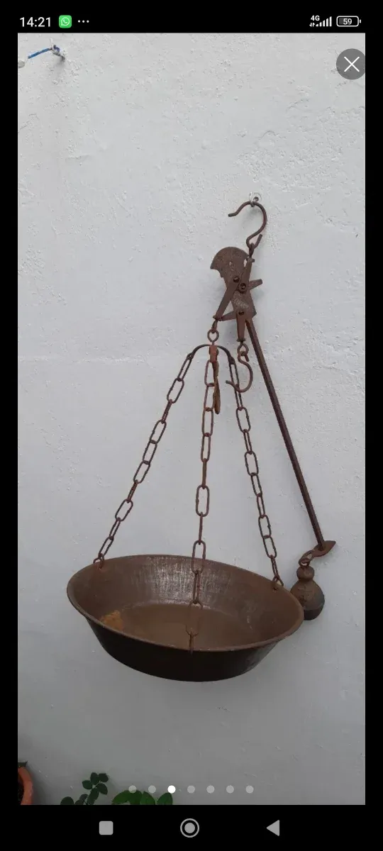 Cántara holandesa antigua 
Grande 57 diámetro 31