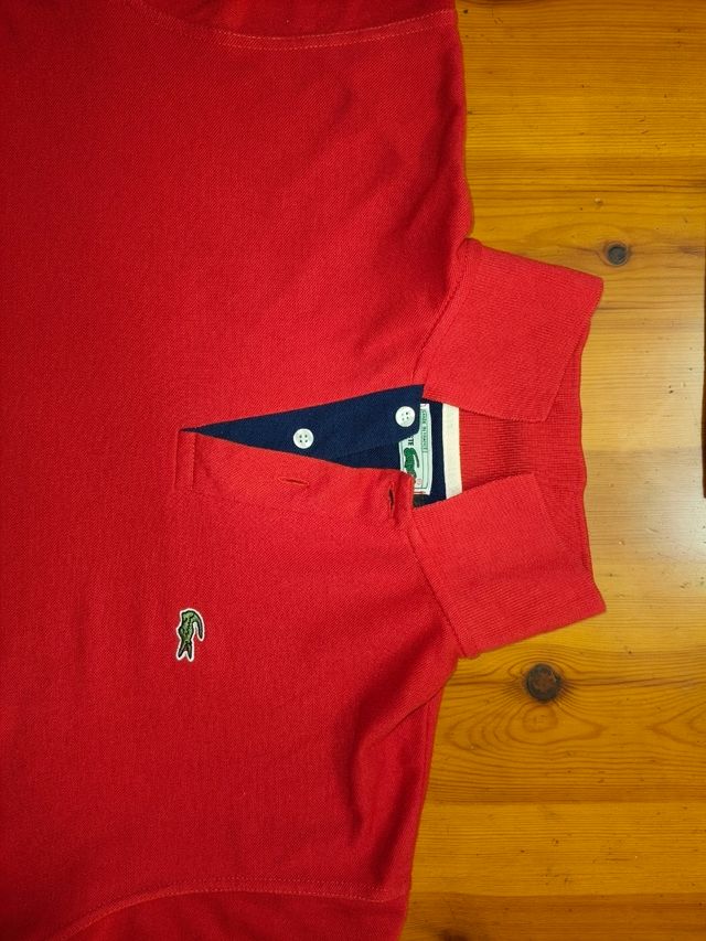 Camiseta Polo Lacoste Talla 7/XL Roja