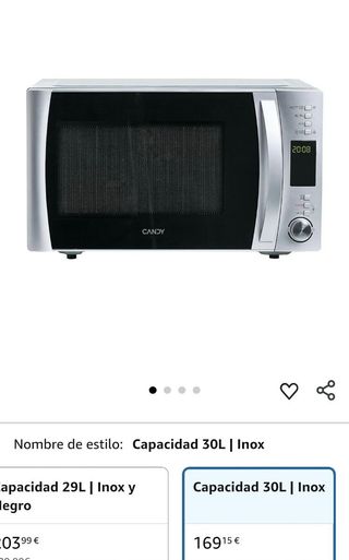 Microondas Candy CMXC30DCS