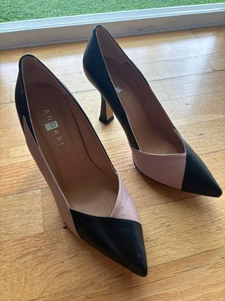 Zapatos de piel y tacón ANGARI T.38