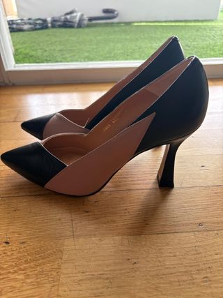 Zapatos de piel y tacón ANGARI T.38