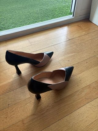 Zapatos de piel y tacón ANGARI T.38