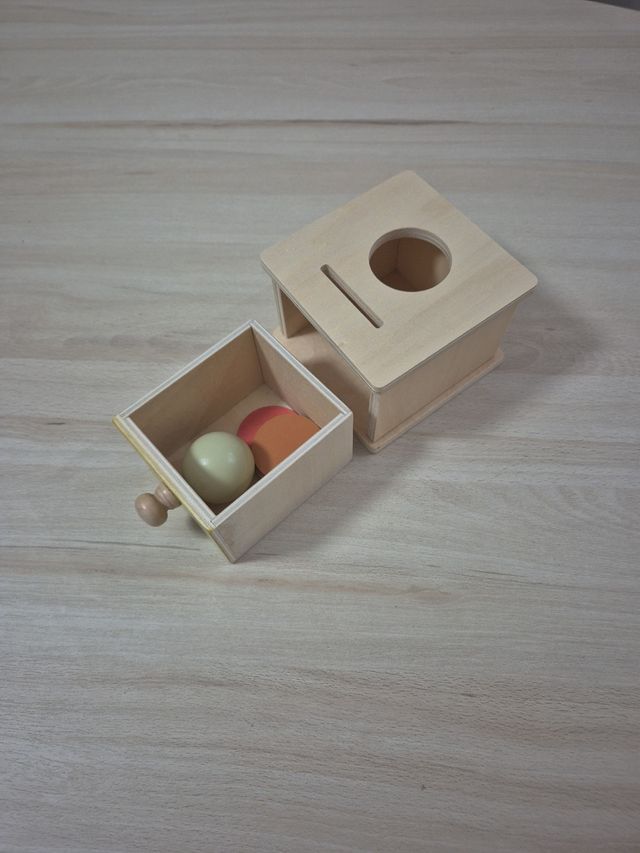 Caja psicomotricidad fina madera