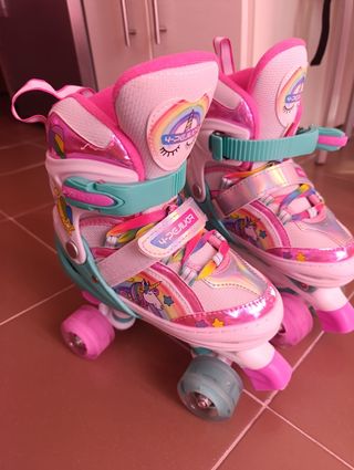 Patines 4-PEJIJAR ajustables unicornio