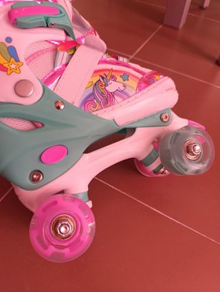 Patines 4-PEJIJAR ajustables unicornio