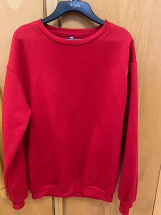 Sudadera Roja Mujer talla M de mujer