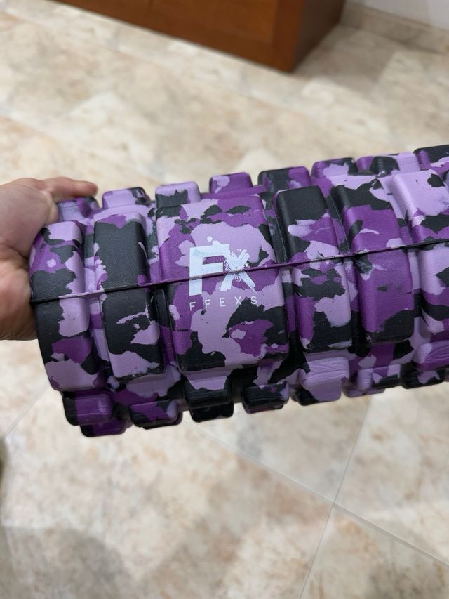 Rodillo de espuma morado mármol