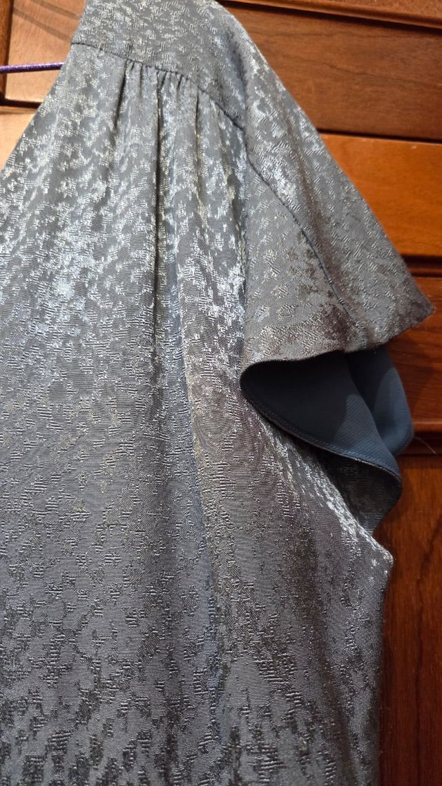 Vestido Hoss Intropia plateado talla S