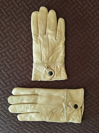 Guantes de señora color Dorado