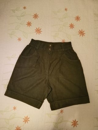 Bermudas verdes para chica o niña