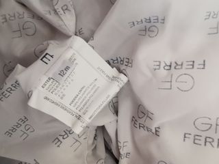 Piumino  Ferré Bambino Blu con Cappuccio Pelliccia