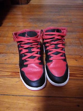 Jordan 1 Originales Rojo y Negro
