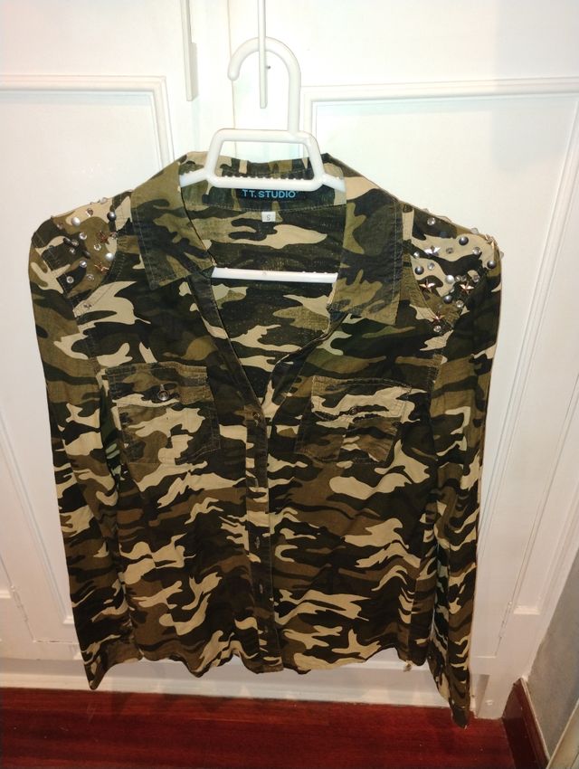 Camisa TT.STUDIO Talla S Camuflaje