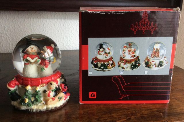 Bola de Nieve Navideña  - Muñecos de Nieve