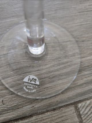 Porta fiori in vetro / porta candele