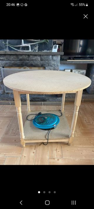 Mesa camilla redonda 90 cm