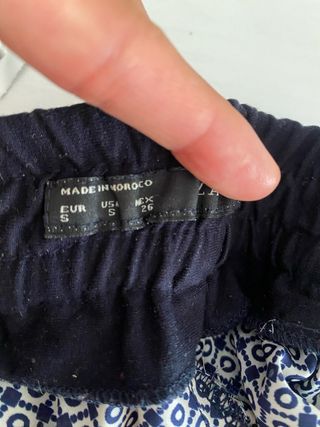 Pantalón Zara Azul Talla S