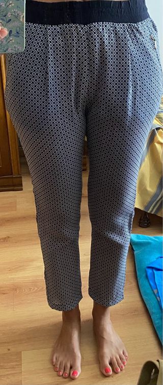Pantalón Zara Azul Talla S