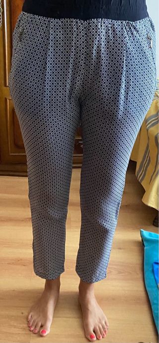 Pantalón Zara Azul Talla S