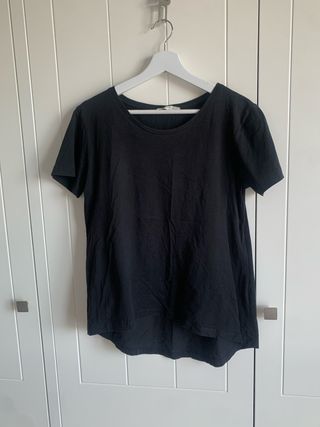 Camiseta Zara Mujer Negra
