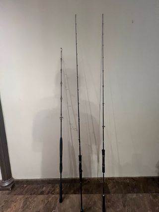 2 cañas Slow Jigging + 1 Jigging Höwk