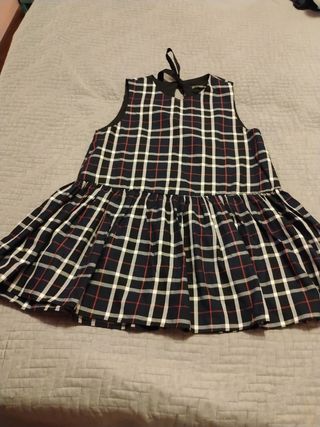Vestido mini cuadros