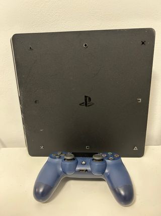 Consola PS4 Sony Negra + Mando Azul