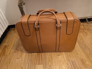 Maleta vintage de cuero