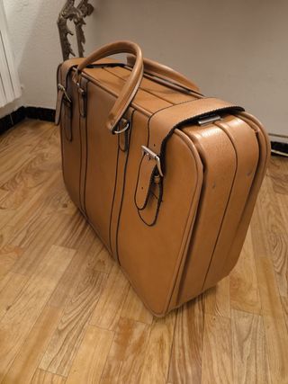 Maleta vintage de cuero