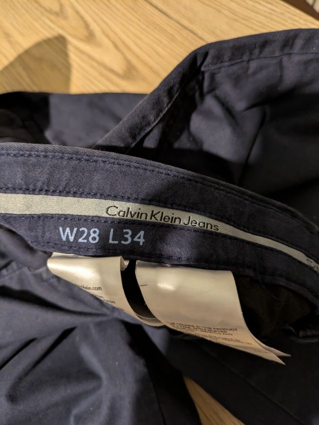 Pantalone Calvin Klein Blu