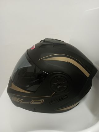 Casco Modular Negro con Visera