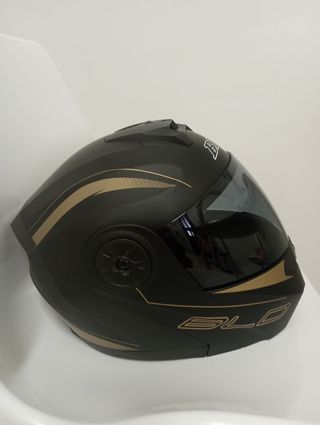 Casco Modular Negro con Visera