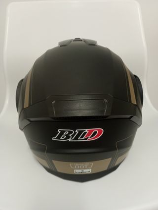 Casco Modular Negro con Visera