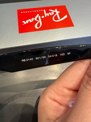 Gafas de sol Ray-Ban Wayfarer negras