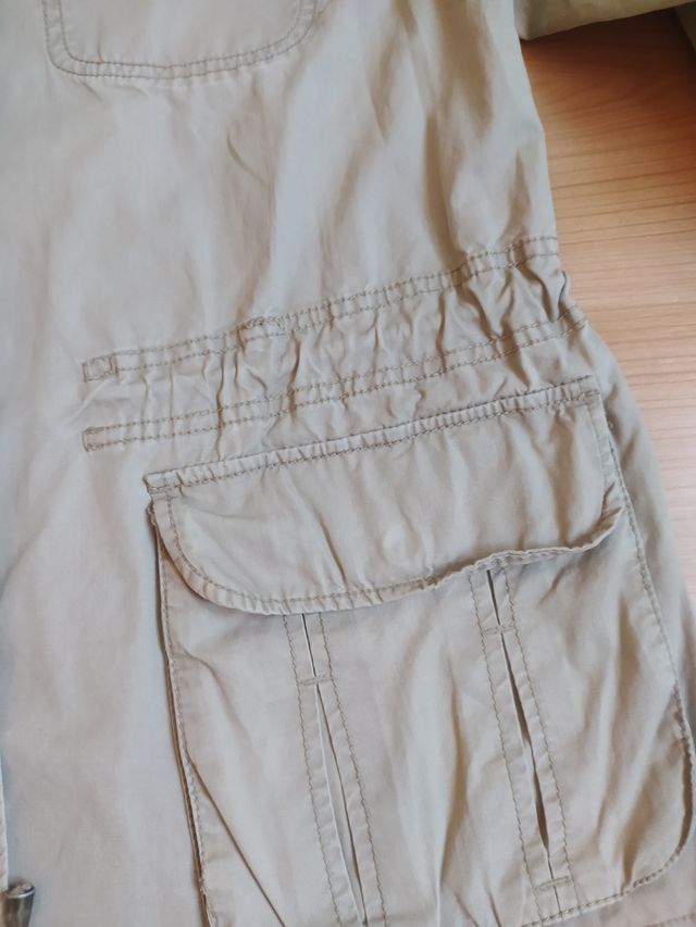 Parka mujer beige con capucha